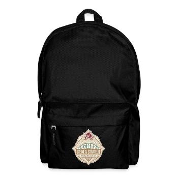 Steine & Strategie - Rucksack - Schwarz - Vorne