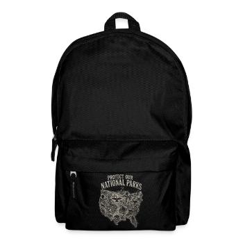 Cryptid Protect Our National Parks - Backpack - black - Front