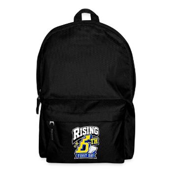5th Grade First Day Rising 5th Fifth Grader Gift - Backpack - black - Front