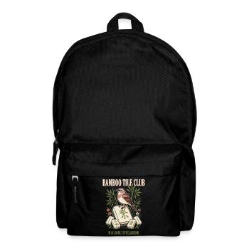 Bambus Mahjong Vogel Club - Rucksack - Schwarz - Vorne
