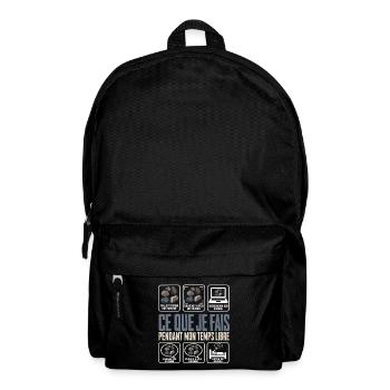 Géologue Cadeau humour personnalisé - Sac à dos - noir - Devant