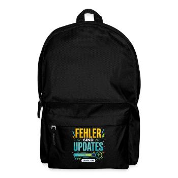 Fehler Werden Updates Level Up - Rucksack - Schwarz - Vorne