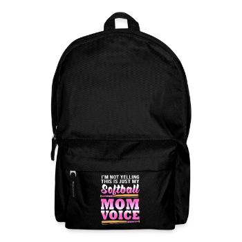 Softball Mom Softball Mom - Backpack - black - Front