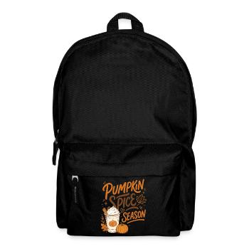 Pumpkin Spice Season - Herbst Saison  - Rucksack - Schwarz - Vorne
