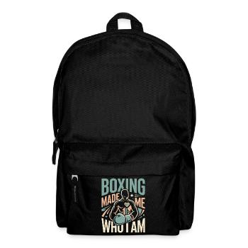 Boxing Made Me Who I Am Gloves Boxing Gloves - Rucksack - Schwarz - Vorne