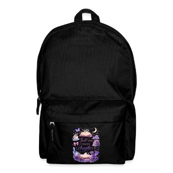 Noch ein Kapitel – Magische Lesewelt - Rucksack - Schwarz - Vorne