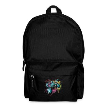 Gamepad Splash - Rucksack - Schwarz - Vorne