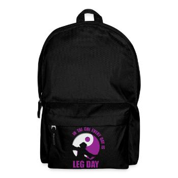Qigong Qi Gong Tai Chi Chigong - Rucksack - Schwarz - Vorne