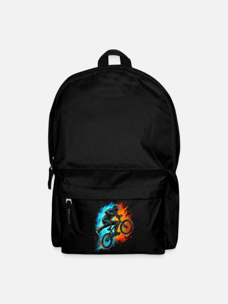 BMX Fahrrad Bike Jungen Herren BMX Kinder - Rucksack - Schwarz