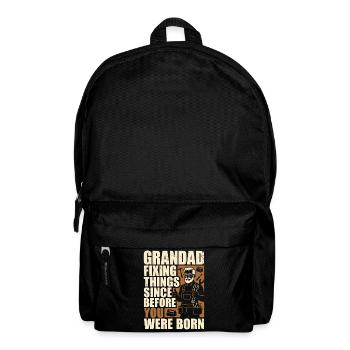 Opa repariert die Dinge schon vor deiner Geburt - Rucksack - Schwarz - Vorne