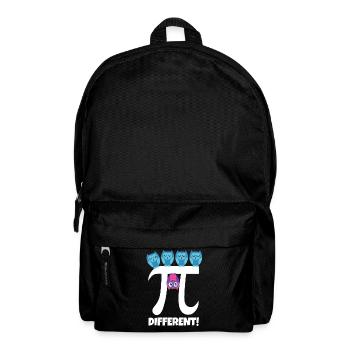 Pi Different Süße Eule Be Different Mathe Lehrer - Rucksack - Schwarz - Vorne