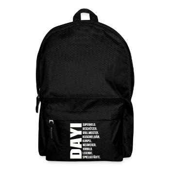 Dayi Definition Türkischer Onkel Geschenk Ideen - Rucksack - Schwarz - Vorne