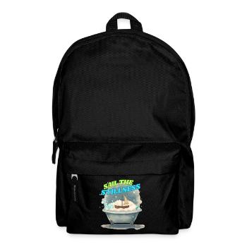 Segel der Stille - Rucksack - Schwarz - Vorne