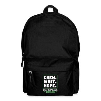 Kauen. Warten. Hoffen. - Gastroparese - Rucksack - Schwarz - Vorne