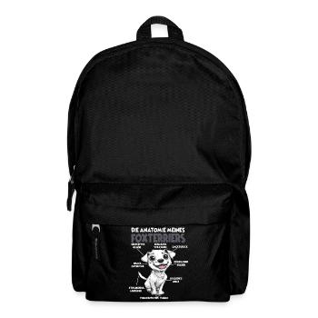 Fox Terrier Kleinhund Fox Terrier Gassi - Rucksack - Schwarz - Vorne