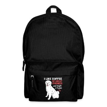 Pyrenäenhund - Rucksack - Schwarz - Vorne