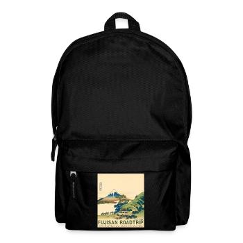 Mt Fuji Road Trip Neo Ukiyo-e Japanese Art - Rucksack - Schwarz - Vorne