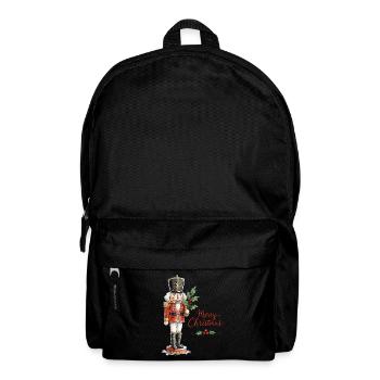 Aquarell Weihnachtsnussknacker - Rucksack - Schwarz - Vorne