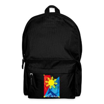 Philippinen Sonnenflagge Filipino Pride - Rucksack - Schwarz - Vorne