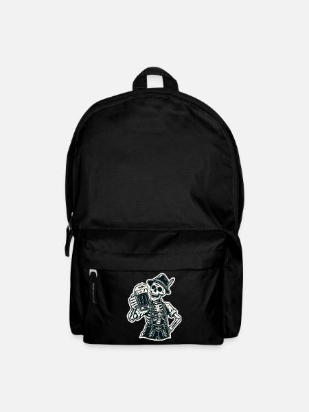 Bayerisches Skelett - Rucksack - Schwarz