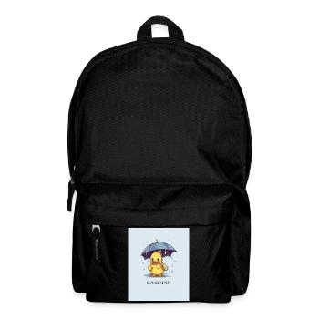Nice Weather for Ducks – Enten Poster - Rucksack - Schwarz - Vorne