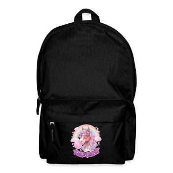 Stallchefin Pferdemädchen Reiterhof Reitersprüche - Rucksack - Schwarz - Vorne