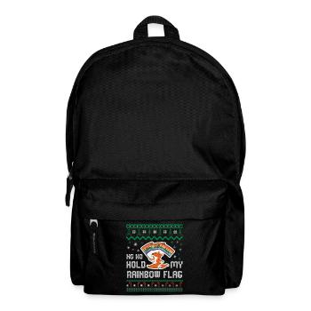 Ho Ho Hold My Rainbow Flag – Love for All - Rucksack - Schwarz - Vorne