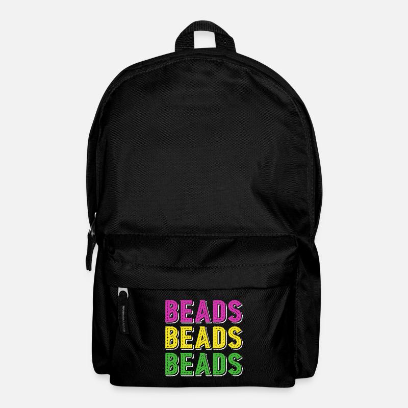 Beads Mardi Gras Karneval Fasching Kostüm Geschenk - Rucksack - Schwarz