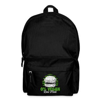 Nicht Vegan - Nur echtes Fleisch - Rucksack - Schwarz - Vorne
