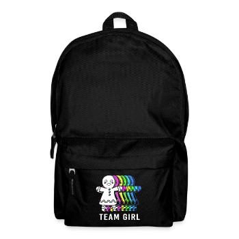 Team Girl Christmas - Backpack - black - Front