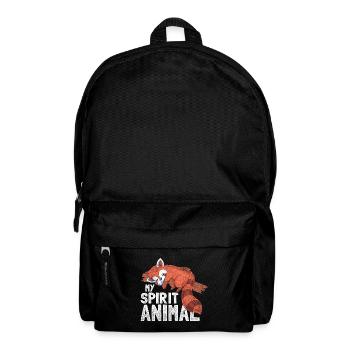 Spiriuelles Panda rouge - Sac à dos - noir - Devant
