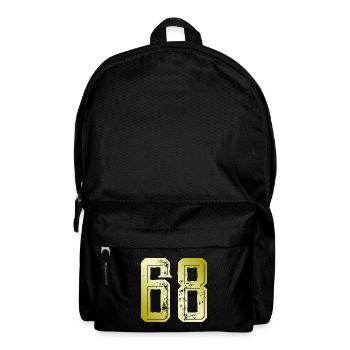 Symbole numérique 68 - Sac à dos - noir - Devant