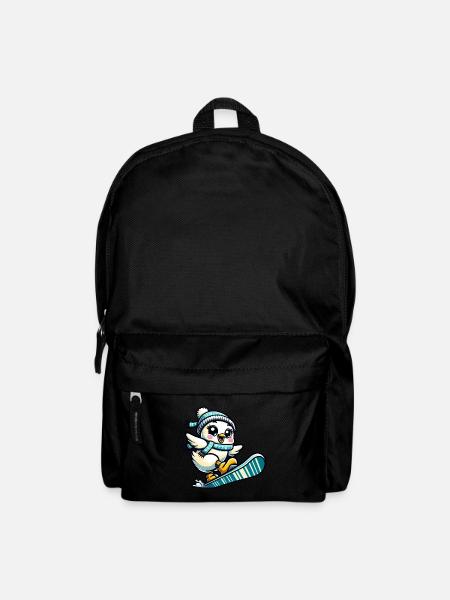 Poulet Poussin Snowboard Hiver - Sac à dos - noir