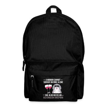 English Shepherd - Backpack - black - Front