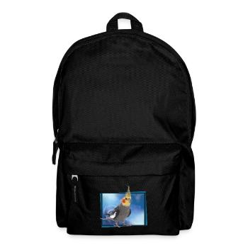 Nymphenkakadu - Rucksack - Schwarz - Vorne