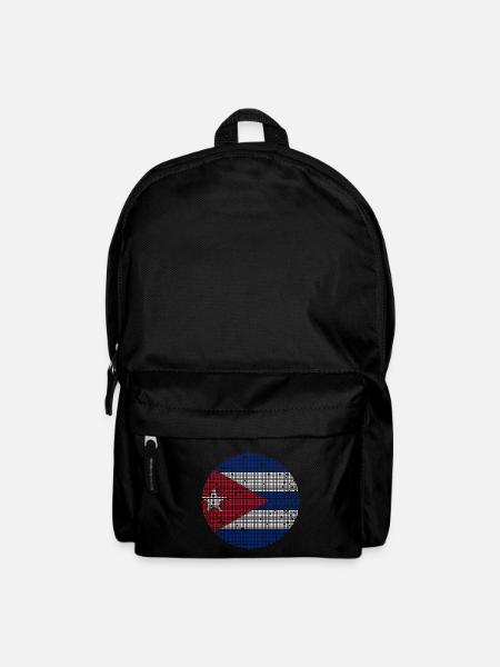 Kuba Flagge Karibik Urlaub Cuba Reise Havanna - Rucksack - Schwarz