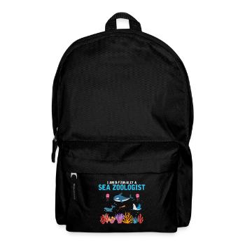 Official Marine Zooologist Zooology Sea - Backpack - black - Front