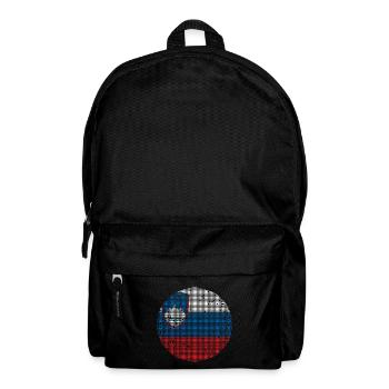 Slovenia Flag Balkan Slovenian Flag Vintage - Backpack - black - Front