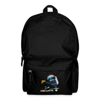 Scuba Diving Sloth Lazy Animal Diving I Gift - Backpack - black - Front