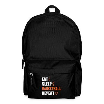 Eat Sleep Basketball Repeat - Backpack - black - Front