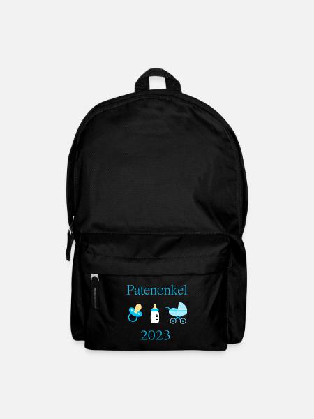 Patenonkel 2023 Geburt Junge Taufe - Rucksack - Schwarz