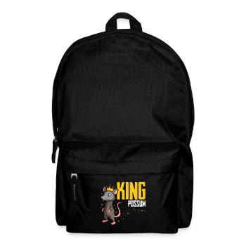 Raccoon design for possum and marsupial rat - Backpack - black - Front