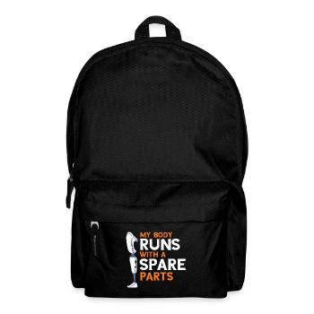 Artificial Limb Design for Prosthetic Leg - Backpack - black - Front
