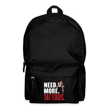 Need More Tattoos Tattoo Tattoo T - Backpack - black - Front