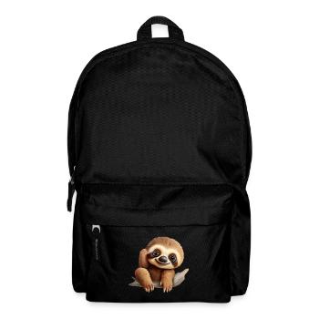 Niedliches Faultier für Kinder für Kinder - Rucksack - Schwarz - Vorne