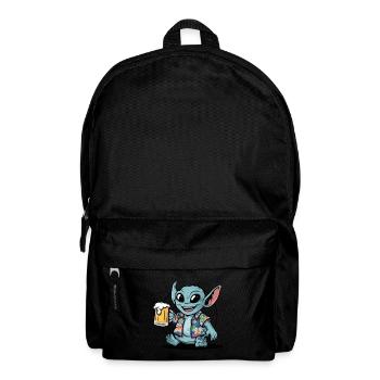 Cadeau de bière extraterrestre - Sac à dos - noir - Devant