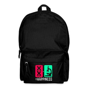 Structural formula molecule - Backpack - black - Front