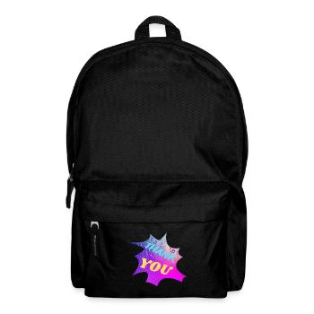 THANK YOU Je vous remercie - Sac à dos - noir - Devant