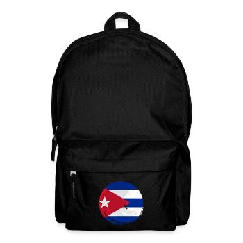 Kuba Flagge Karibik Urlaub Cuba Reise Havanna - Rucksack - Schwarz - Vorne
