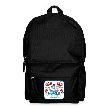 Take over the world - Backpack - black - Front